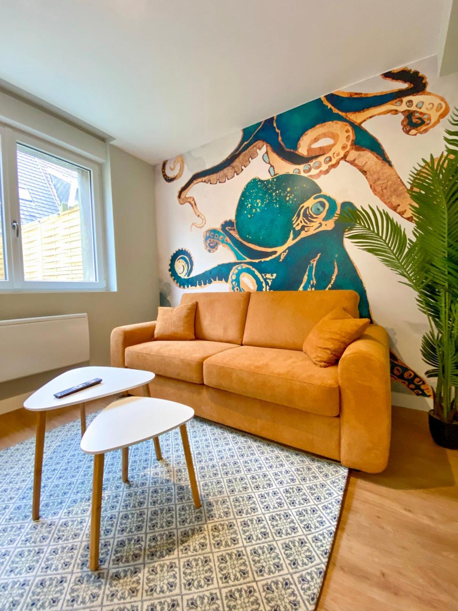 L'Octopus - Appartement 2 Adultes 2 Enfants Jardin, Proche Centre Et Plage Le Portel Exterior foto